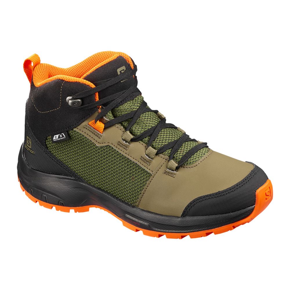 Salomon Outward Cswp J - Burnt Olive/Black/Exuberance