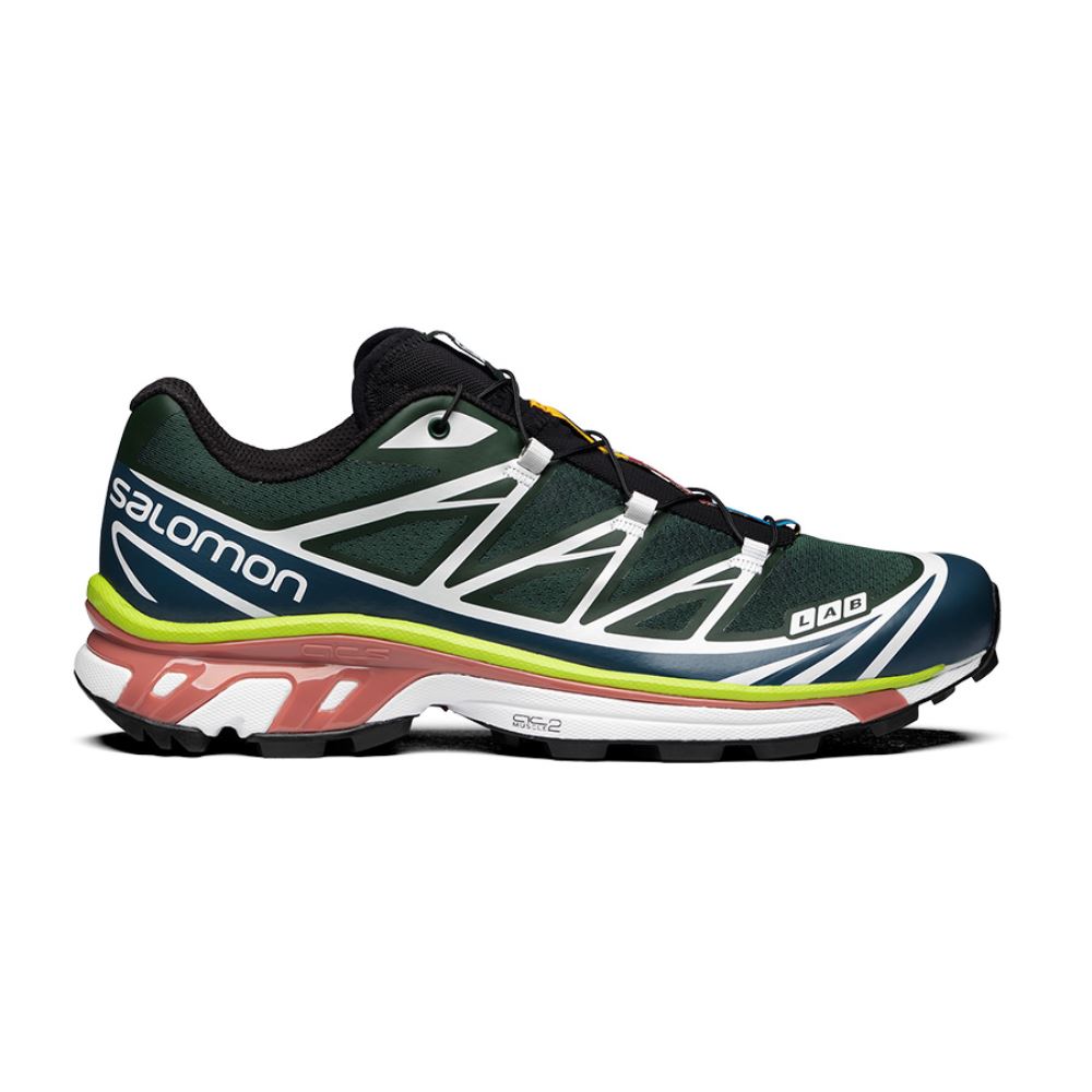 Salomon Xt-6 - Green Gables/Dark Denim/Lime Green