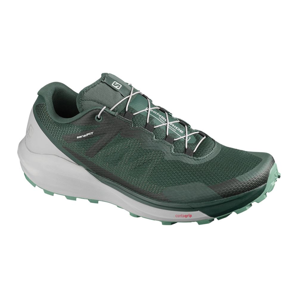 Salomon Sense Ride 6 - Green Gables/Alloy/Oil Blue