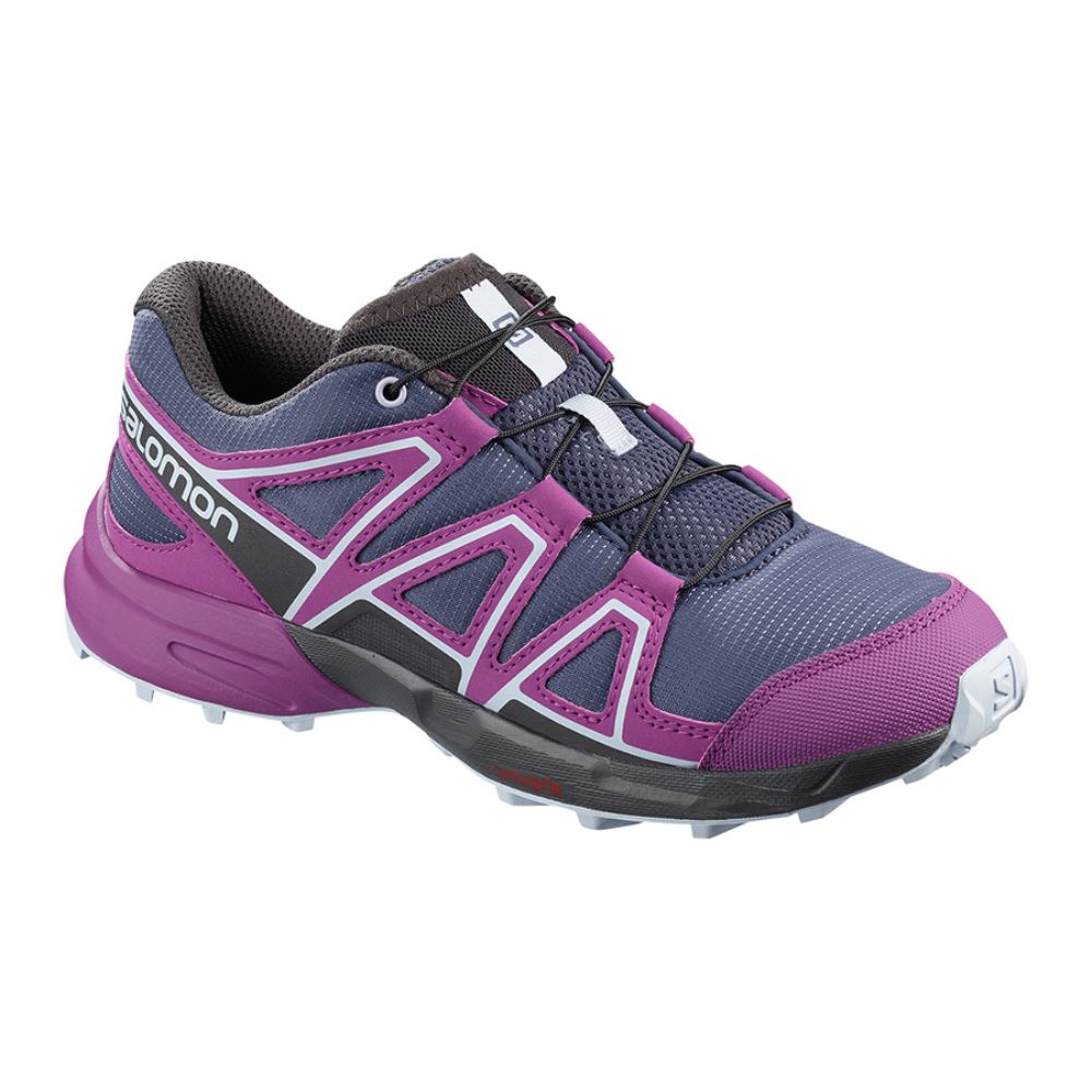 Salomon Speedcross J - Grey/Purple