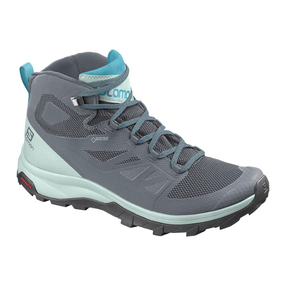 Salomon Outline Mid Gtx W - Stormy Weather/Icy Morn/Bluebird