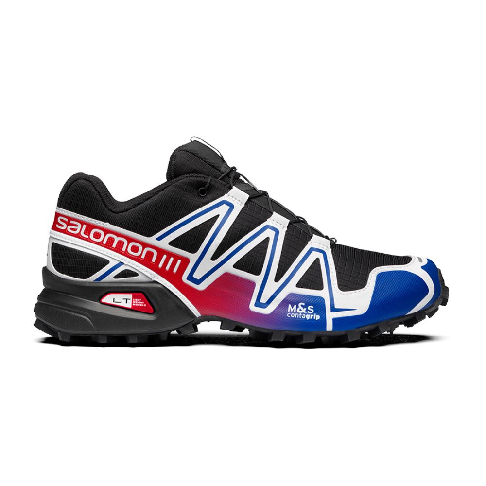 Salomon Speedcross 3 - Black/Surf The Web/Goji Berry