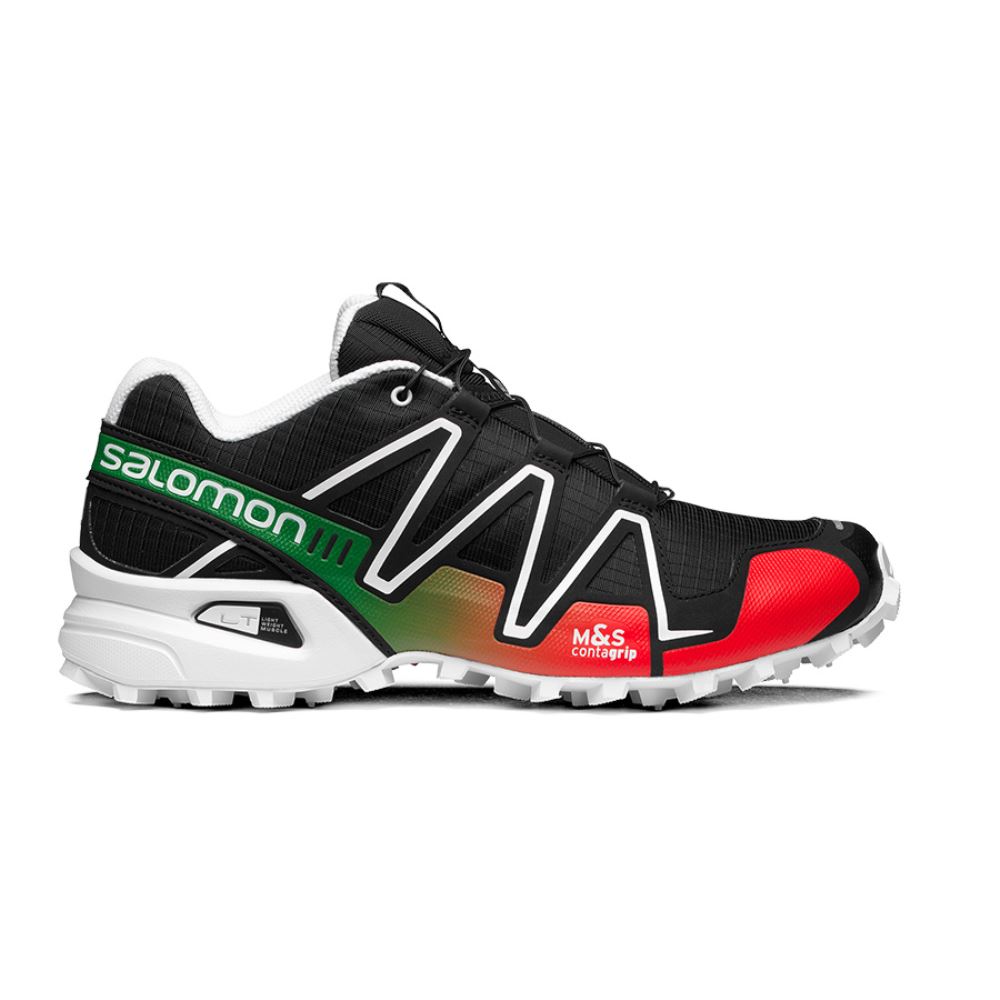 Salomon Speedcross 3 - Black/White/Amazon