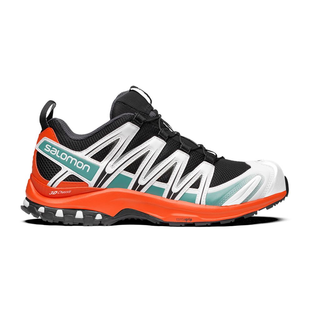 Salomon Xa Pro 3d - Black/Red Orange/Meadowbrook