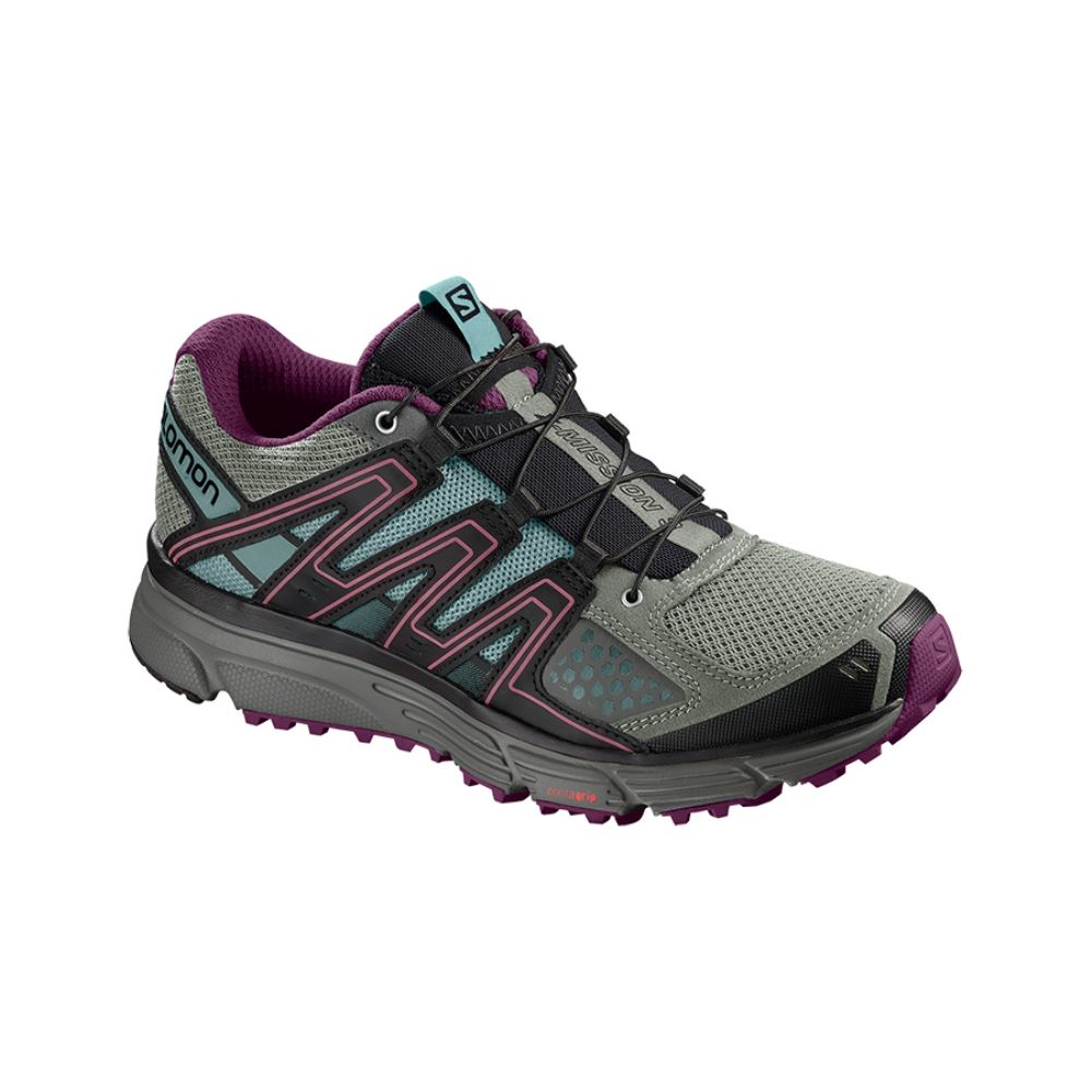 Salomon X-mission 3 W - Shadow/Dark Purple./Nile Blue