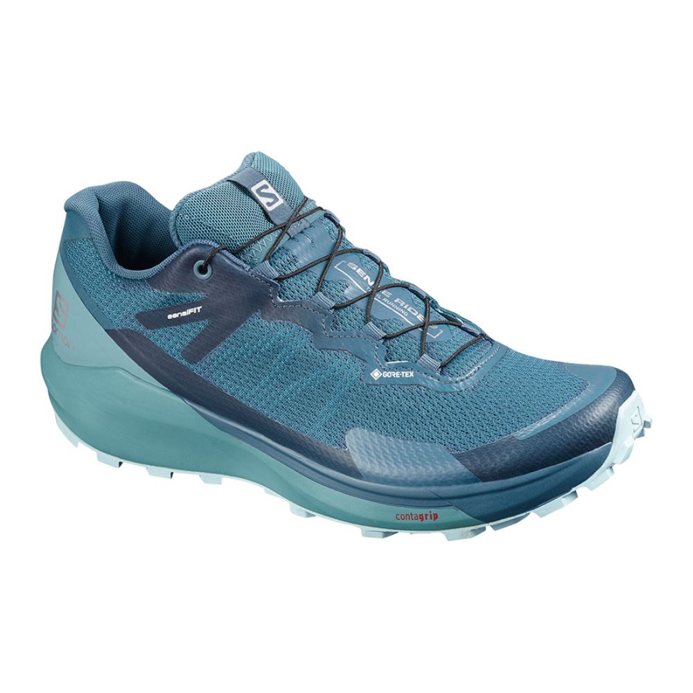 Salomon Sense Ride 3 Gtx Invis. Fit W - Indian Teal/Smoke Blue/Angel Falls