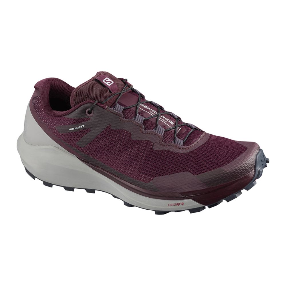 Salomon Sense Ride 3 W - Wine Tasting/Alloy/Burnt Coral